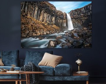 Svartifoss, der schwarze Wasserfall in Südisland von Gerry van Roosmalen
