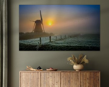 Dutch Windmill Garrelsweer by Edwart Visser
