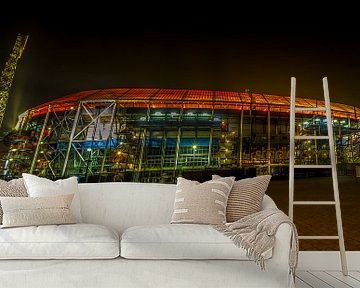 De Kuip by night by Rene Ladenius Digital Art