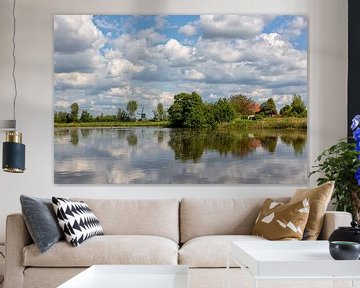 Een Hollands landschap in de zomer von Bram van Broekhoven