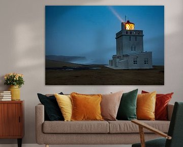 Lighthouse Dyrholaey on Island van Andreas Müller