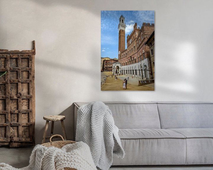 Sfeerimpressie: Palazzo Pubblico (Siena - Italië) van Erwin Maassen van den Brink