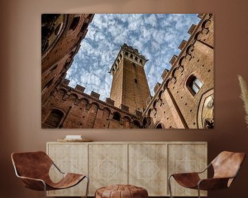 Palazzo Pubblico (Siena - Italië) von Erwin Maassen van den Brink