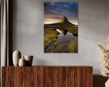 Landscape Kirkjufell Iceland by Sander Grefte