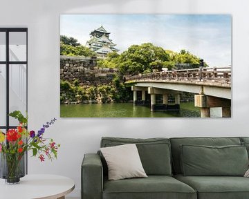 Osaka Castle in Japan van Claudio Duarte