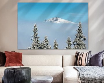 Winter with snow in the Giant Mountains by Rico Ködder