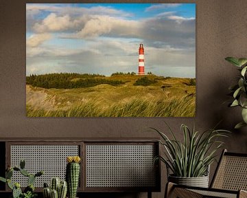 Lighthouse in Wittduen on the island Amrum by Rico Ködder