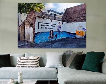 Purmerend muurschildering Snooker & Pool