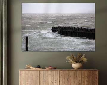 Storm aan zee von Wendy Hilberath