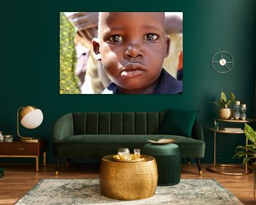 Jongetje in Uganda, Afrika