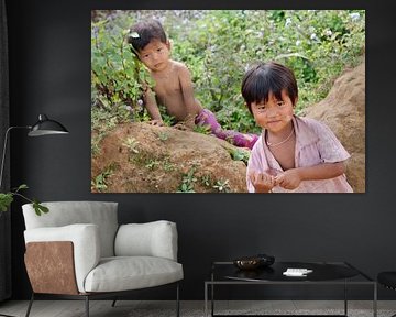 Kinderen in Myanmar, Azië