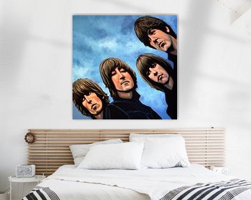 The Beatles Rubber Soul Painting by Paul Meijering