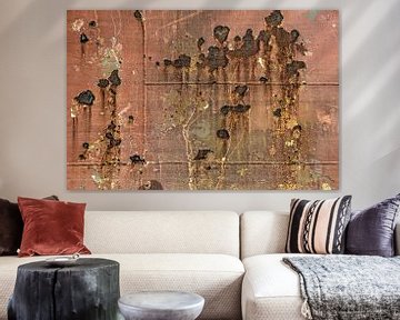Scheepsromp met roest en lasnaden van Frans Blok - foto's, kunst en andere wanddecoratie