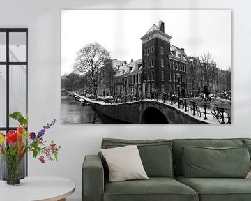 Winter in Amsterdam / Priinsengracht van Marianna Pobedimova