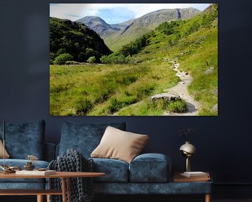 Schotland, de dalen en bergen bij Ben Nevis van Marian Klerx