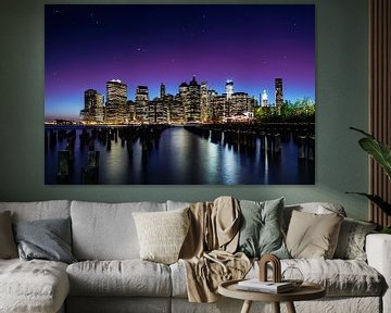 Manhattan Skyline von Nanouk el Gamal - Wijchers (Photonook)