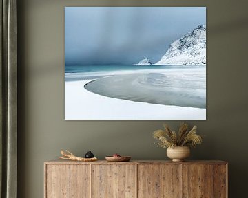 Strand von Haukland von Nando Harmsen