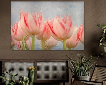 peinture de tulipes sur eric van der eijk