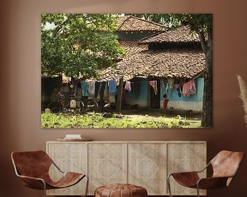 Traditional house in Madhya Pradesh by Cora Unk