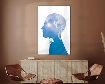 Hommage an René Magritte von Harry Hadders