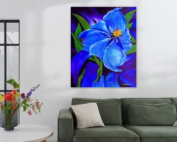 Blaue Blume van Eberhard Schmidt-Dranske