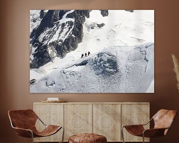 Bergbeklimmers op de Mont Blanc  von M Ravensbergen