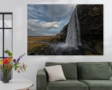 Seljalandsfoss waterval in IJsland. von Tilly Meijer