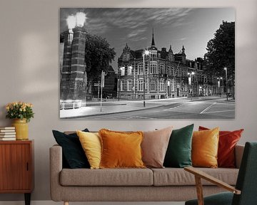 Stationsweg 's-Hertogenbosch op een zomeravond