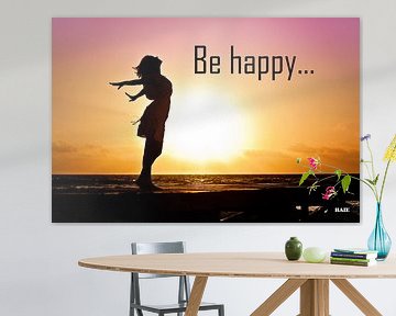 Inspiration "Be Happy" von henrie Geertsma