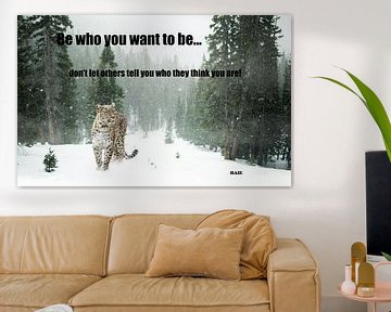 Inspiration "Who do you want to be" von henrie Geertsma