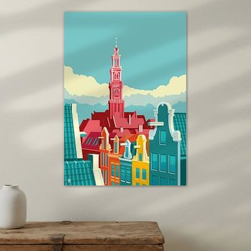 Amsterdam Westerkerk by Remko Heemskerk