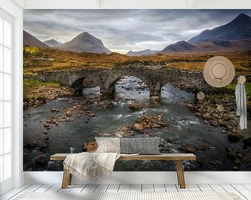 Sligachan bridge Isle of Skye in Scotland by Steven Dijkshoorn