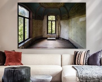Kamer in Verlaten Kasteel. van Roman Robroek - Foto's van Verlaten Gebouwen