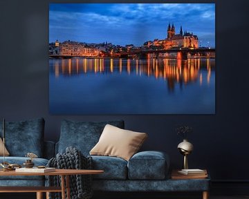 Albrechtsburg Meissen at the blue hour by Daniela Beyer