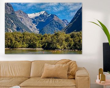 Milford Sound, Fiordland, Nieuw Zeeland van Rietje Bulthuis