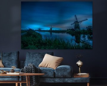 Kinderdijk Nederland by Dick van der Wilt