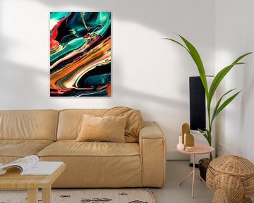 ABSTRACT COLORFUL PAINTING II-B von Pia Schneider