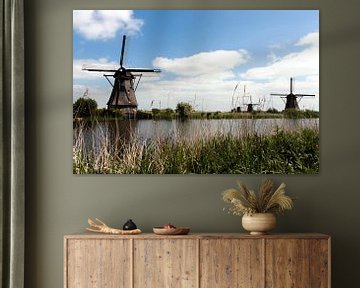 Molens in Kinderdijk by Rijk van de Kaa