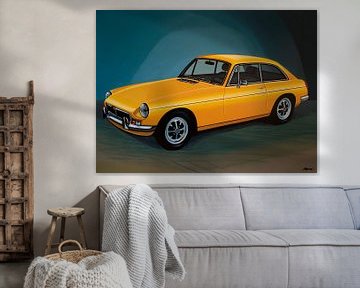 MGB GT Schilderij