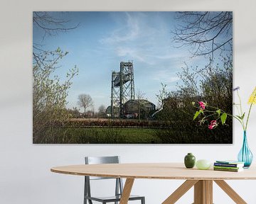 Oude spoorbrug De Hef Rotterdam van Patrick Verhoef