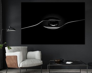 abstract - zwart wit - black white von Erik Bertels
