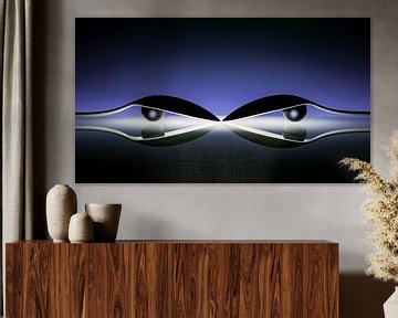 abstract - boze ogen - angry by Erik Bertels