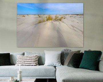 Petites dunes de sable à la plage sur Sjoerd van der Wal Photographie