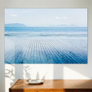 Une mer de bleu sur Marijn Kuijper