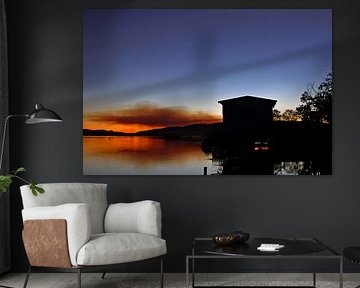 Brand tijdens zonsondergang by Exiit Photography