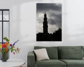 silhouet van de toren van de Clergymen van Andrea Ooms