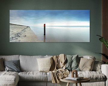 Panorama strand Zandvoort van Gerhard Niezen Photography