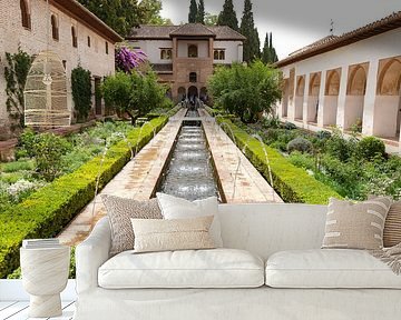 Der Generalife Palast der Sultane von Granada von Fotografiecor .nl