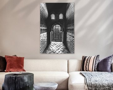Arabeske architectuur in het Alhambra van Fotografiecor .nl