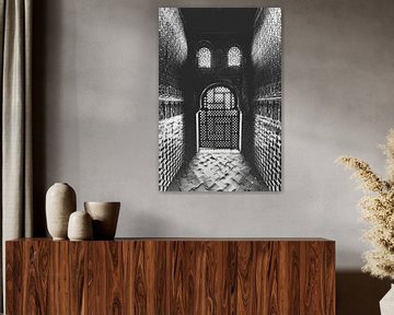 Arabeske architectuur in het Alhambra